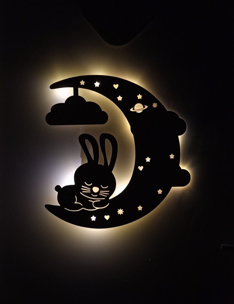 Nyuszis lámpa – 9000 Ft