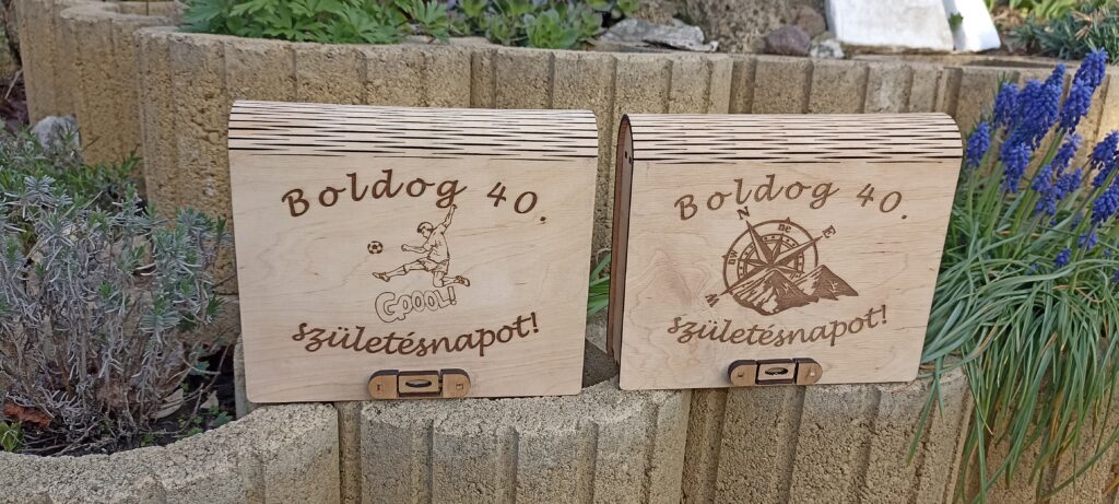 Könyv doboz születésnapra – 6000 Ft