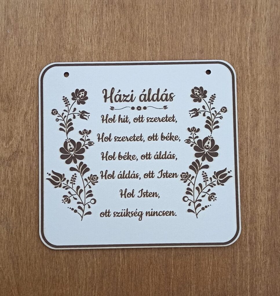 Házi áldás – 2500 Ft