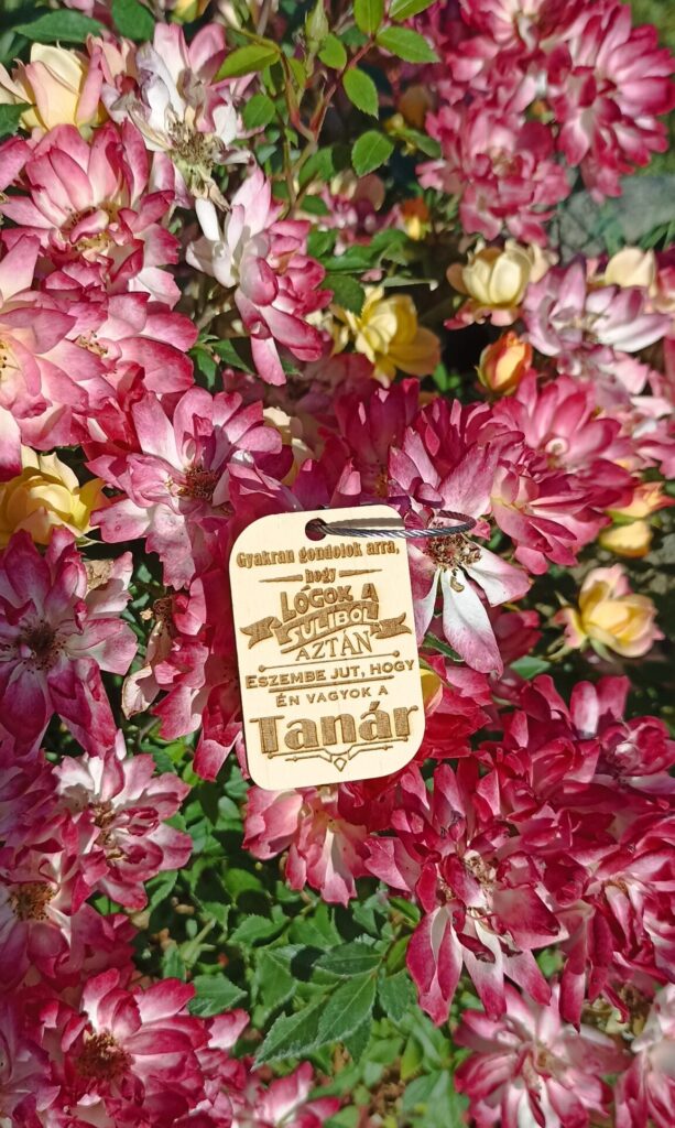 Kulcstartó pedagógus napra