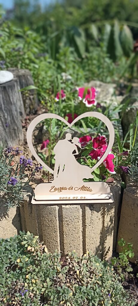 Eküvői asztaldísz